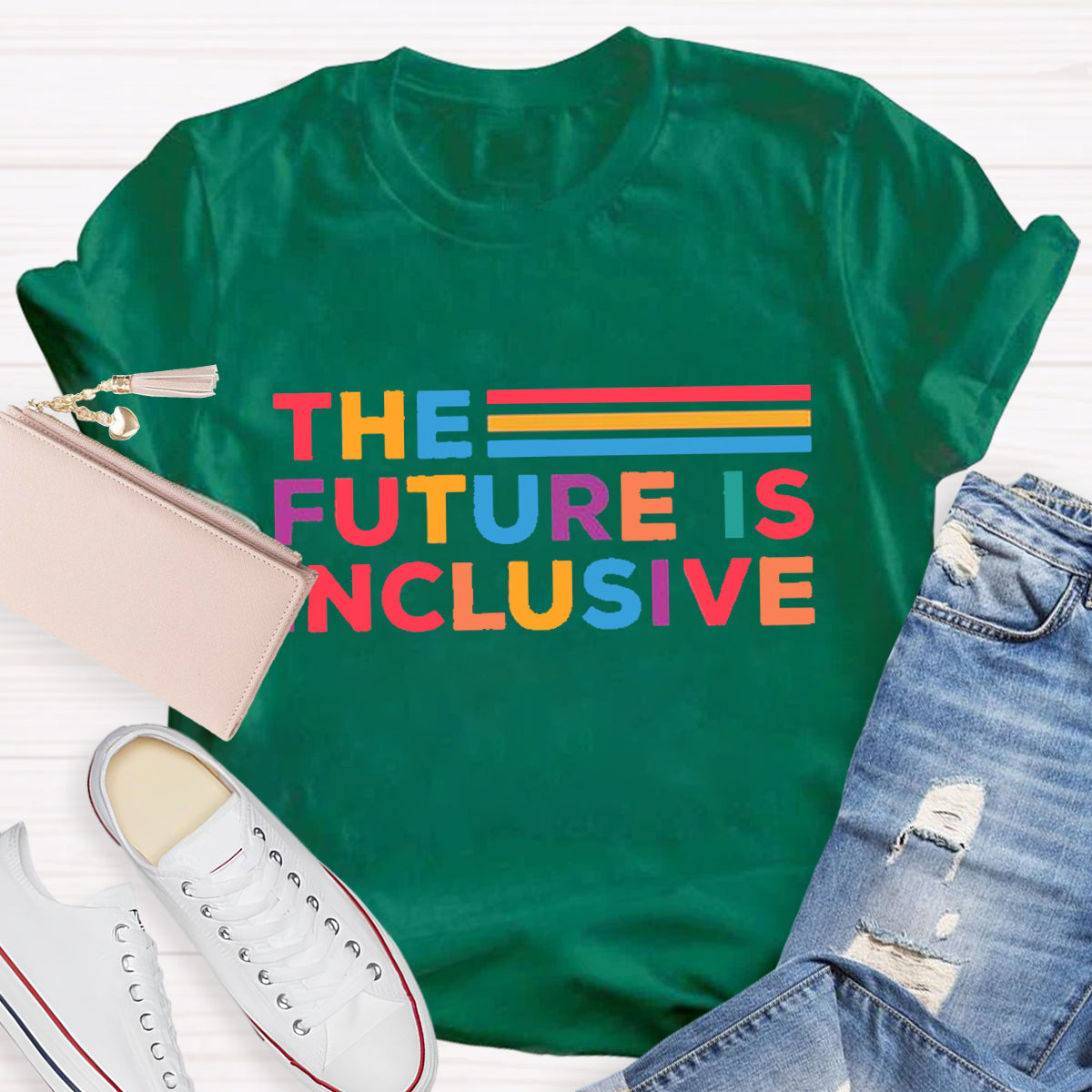 The Future Is Inclusive Teacher T-Shirt