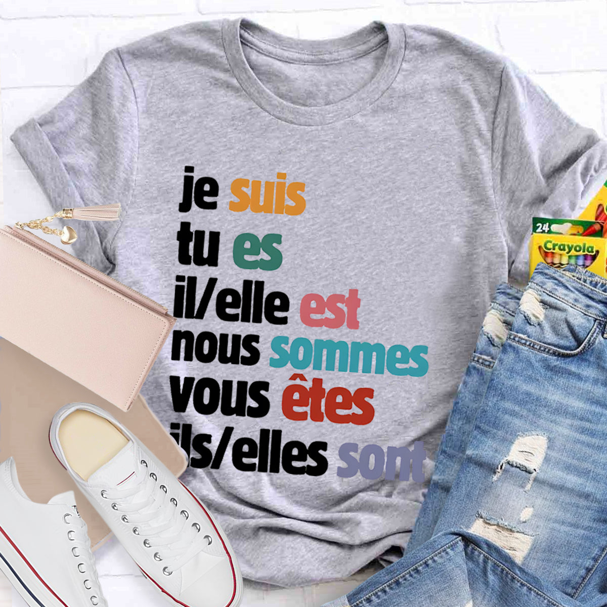 Je Suis Tu Es French Teacher T-Shirt