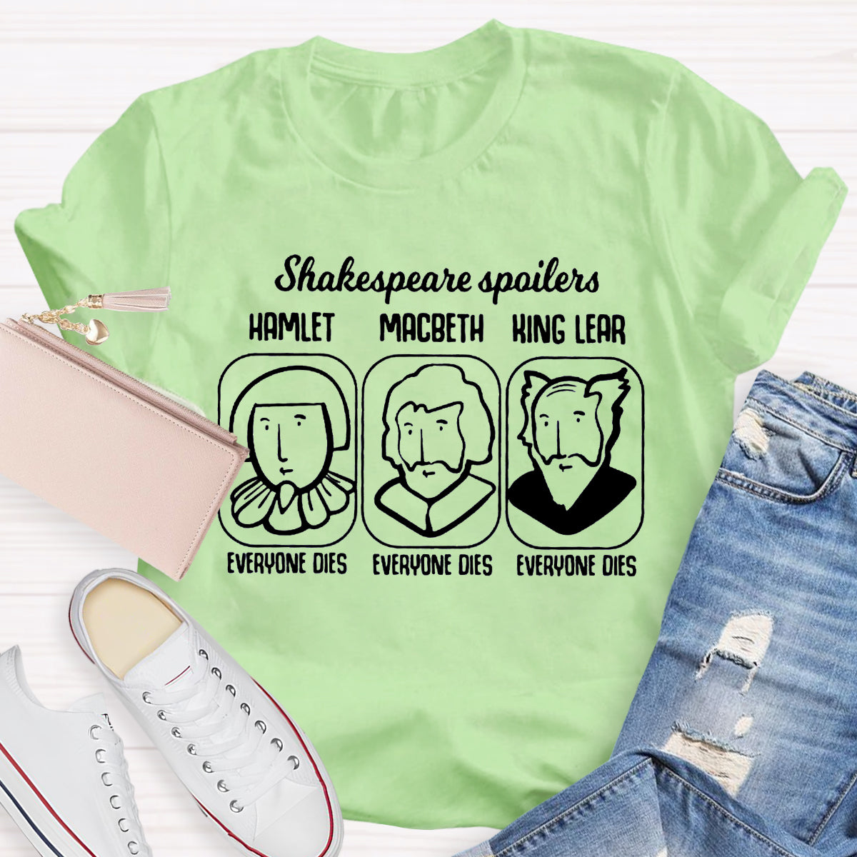 Shakespeare Spoilers Teacher T-Shirt