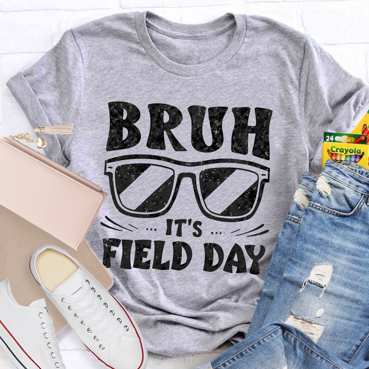 Bruh It's Field Day Teacher T-Shirt