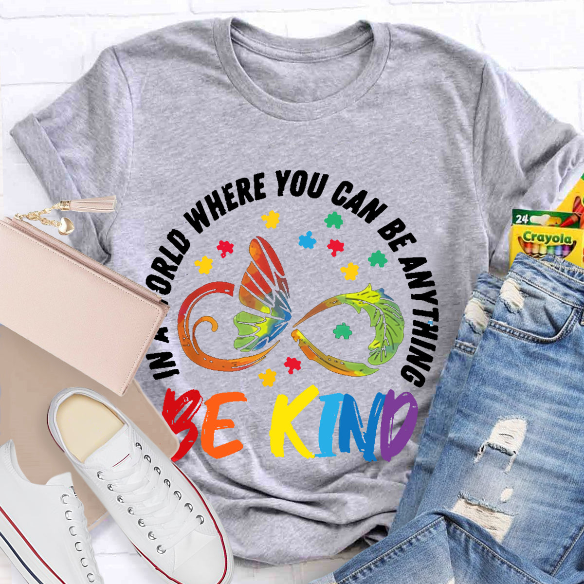 You Can Be Anything Be Kind Teacher T-Shirt