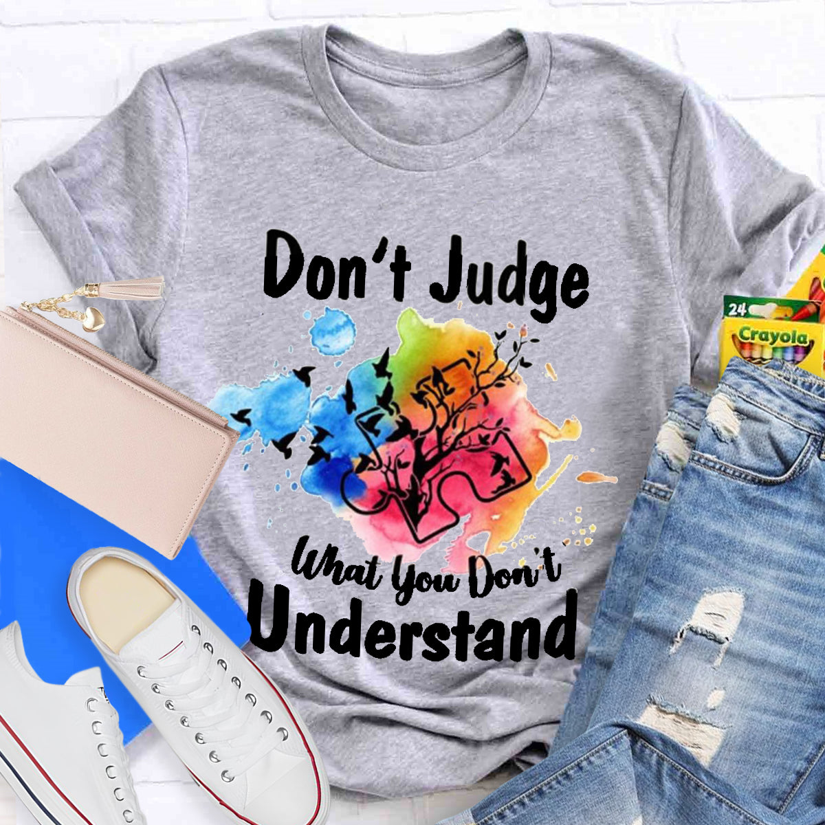 Don't Judge What You Don't Understand Teacher T-Shirt