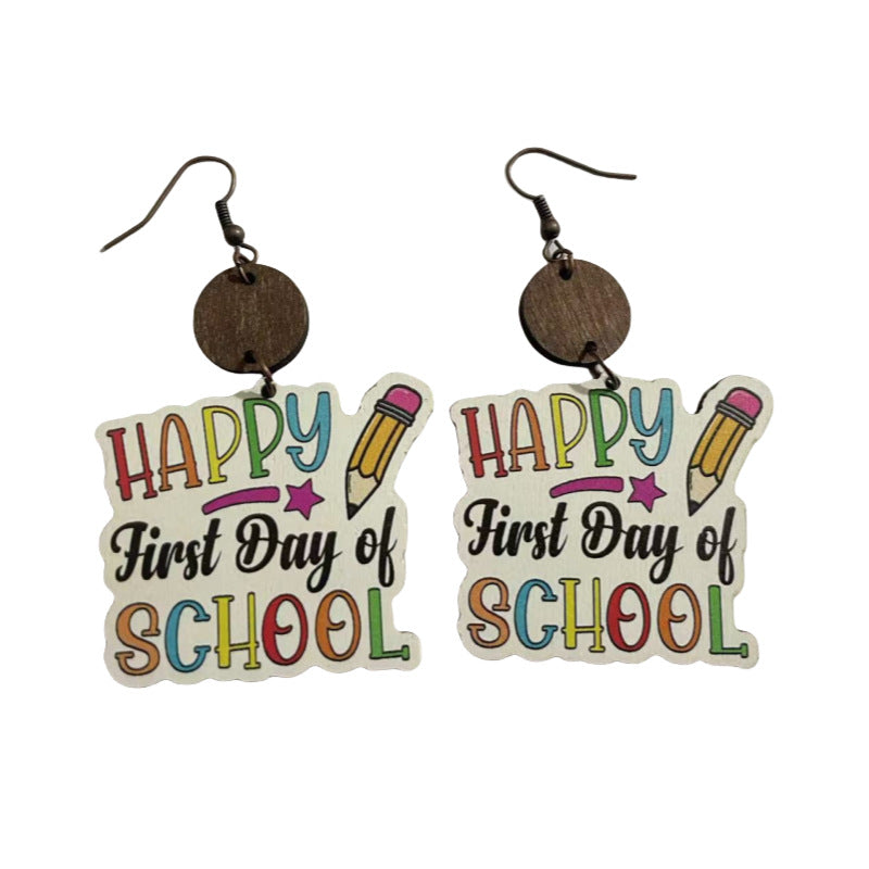 Back To School Season Teachers' Day Earrings
