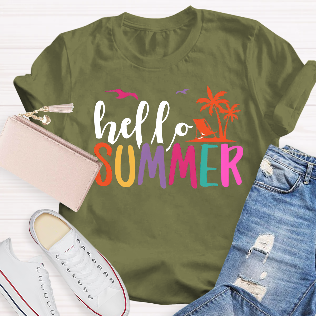 Hello Summer Teacher T-Shirt