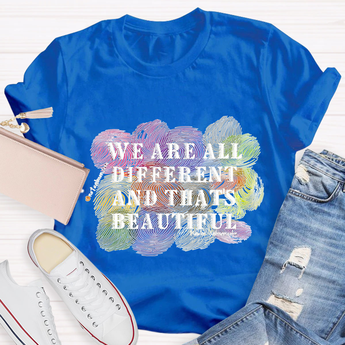 We Are All Different And That Beautiful Teacher T-Shirt