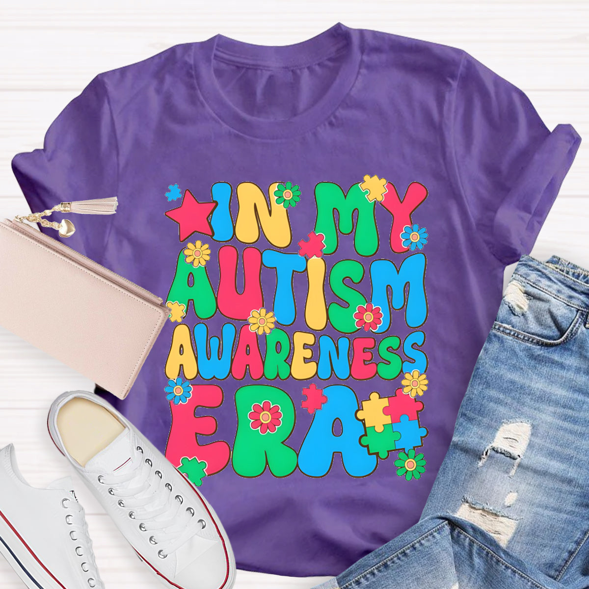 In My Autism Awareness Era Teacher T-Shirt