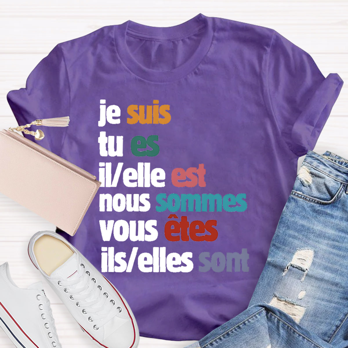 Je Suis Tu Es French Teacher T-Shirt