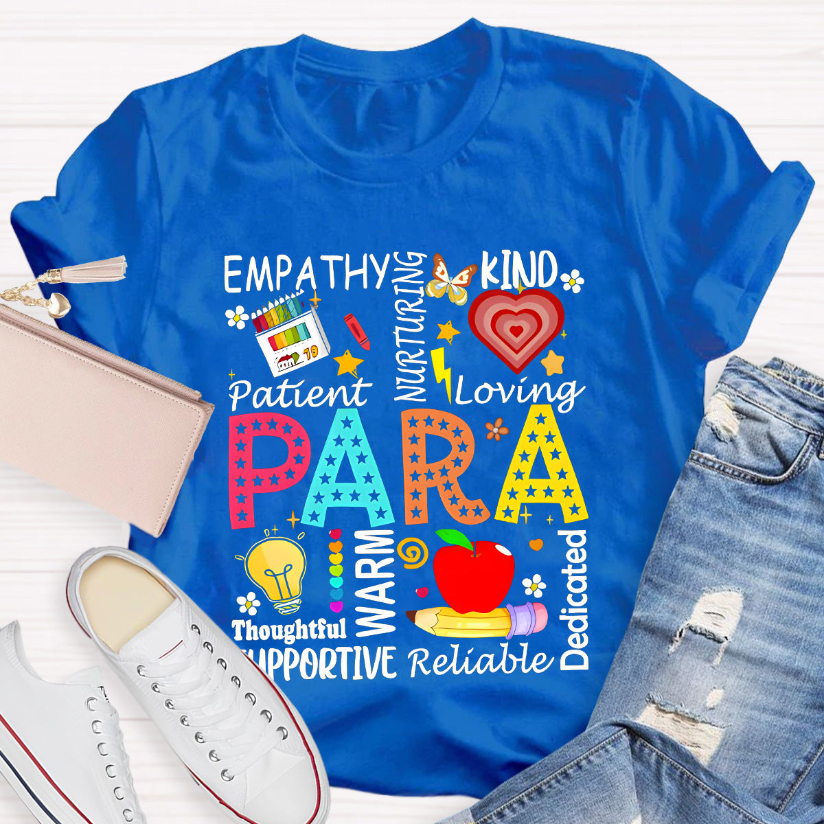 Para Warm Empathy Kind Loving Teacher T-Shirt