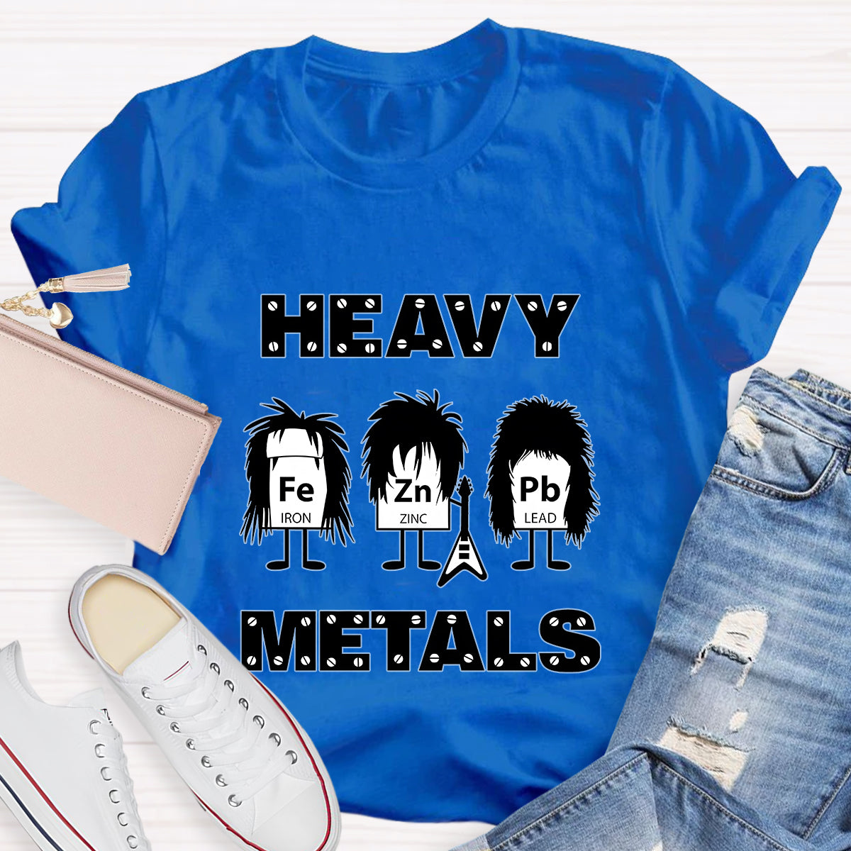 Funny Science Heavy Metals Teacher T-Shirt