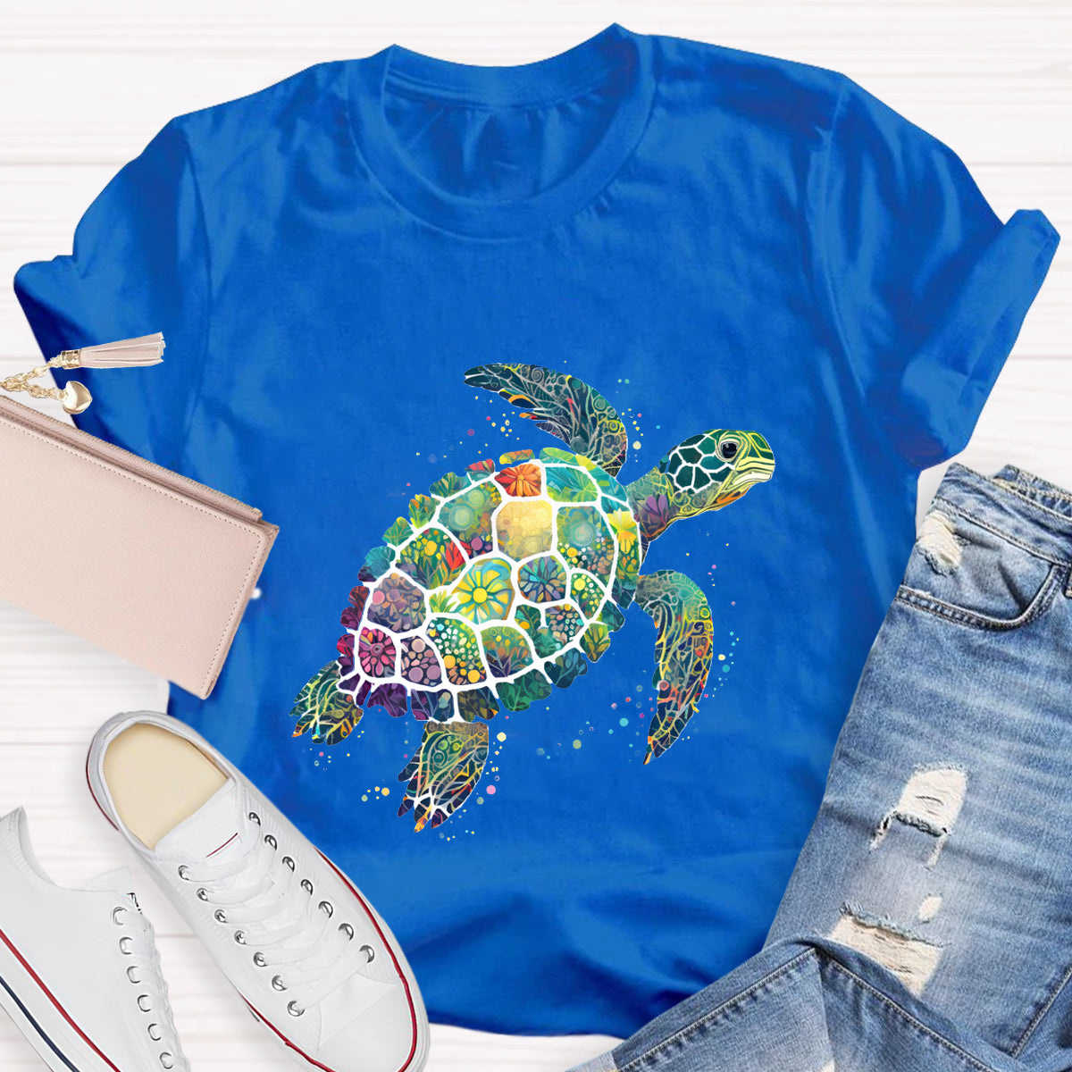 Ocean Inspired Turtle T-Shirt