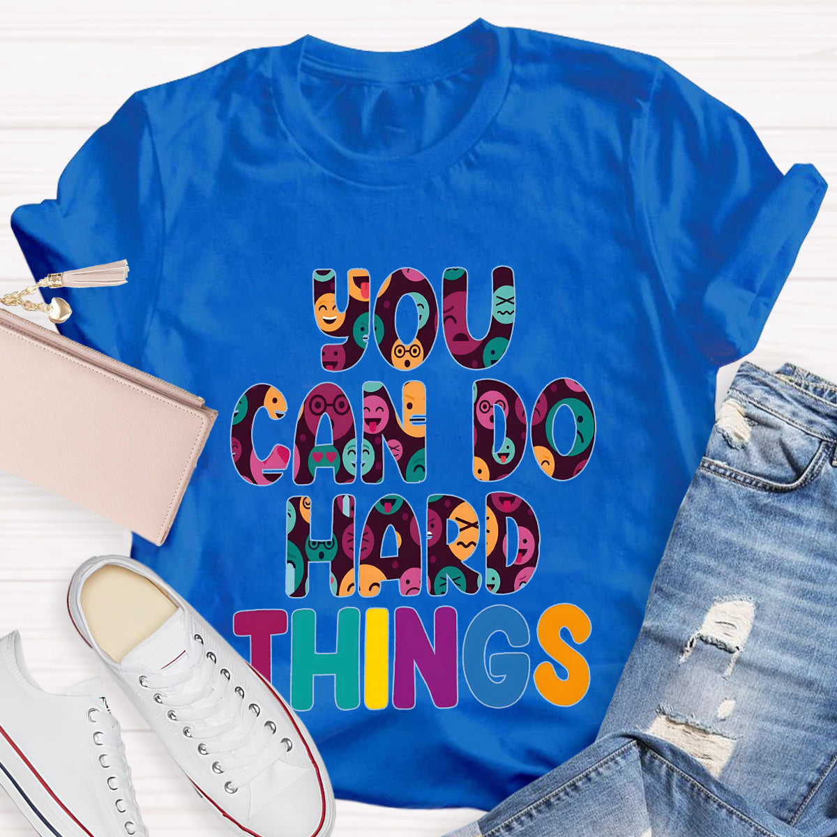 You Can Do Hard Things Teacher T-Shirt