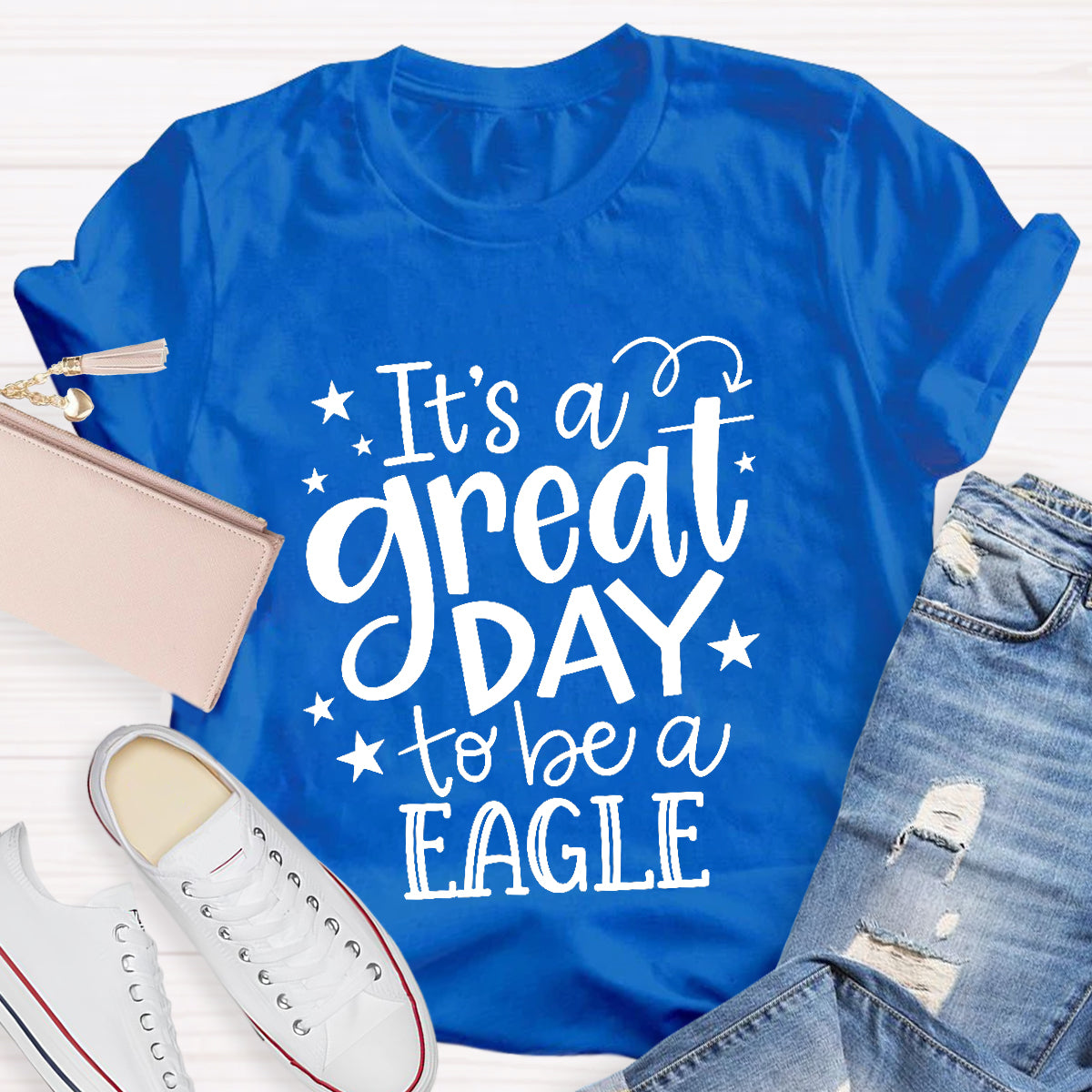 Personalized Mascot It's A Great Day To Be A Bulldog Teacher T-Shirt