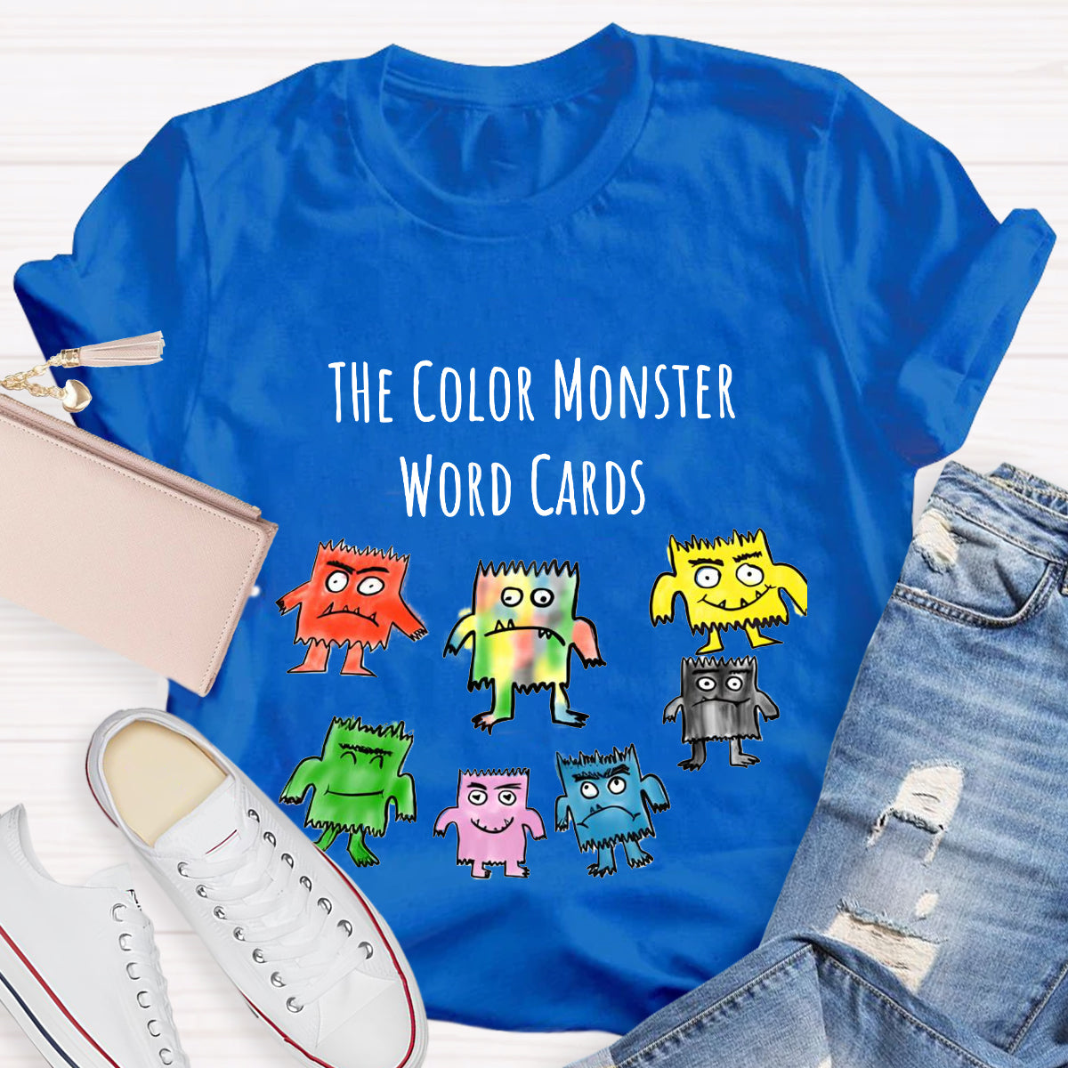 The Color Monster Word Card T-Shirt