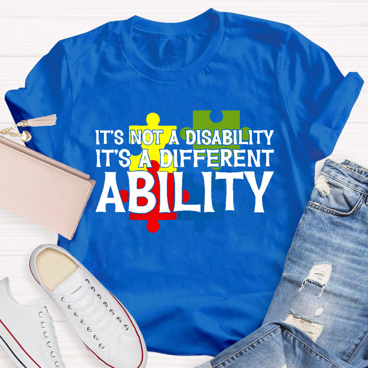It'S Not A Disability It Is A Different Ability Teacher T-Shirt