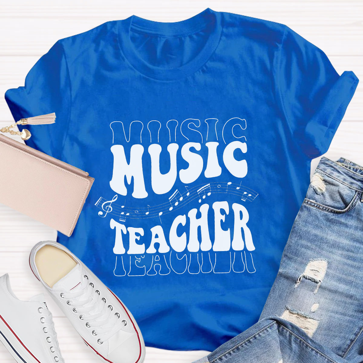 Musical Note Music Teacher T-Shirt