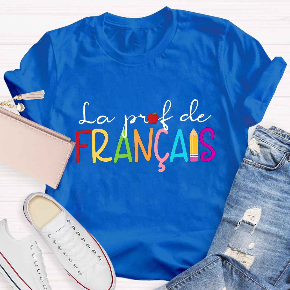 La Prof De Francais French Teacher T-Shirt