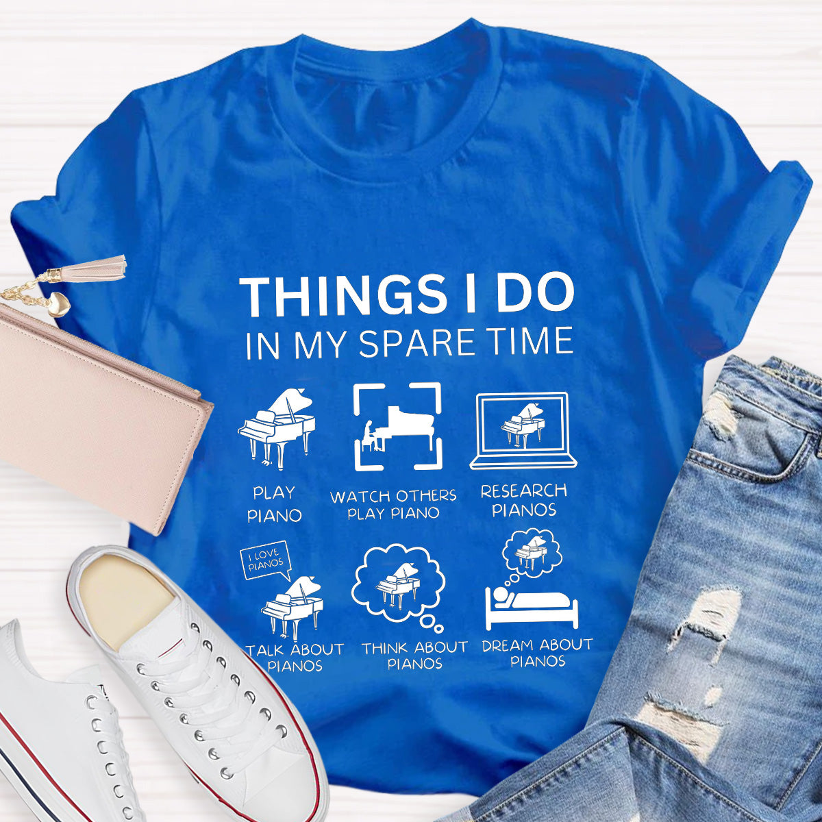 This Things I Do In My Spare Time Music Teacher T-Shirt