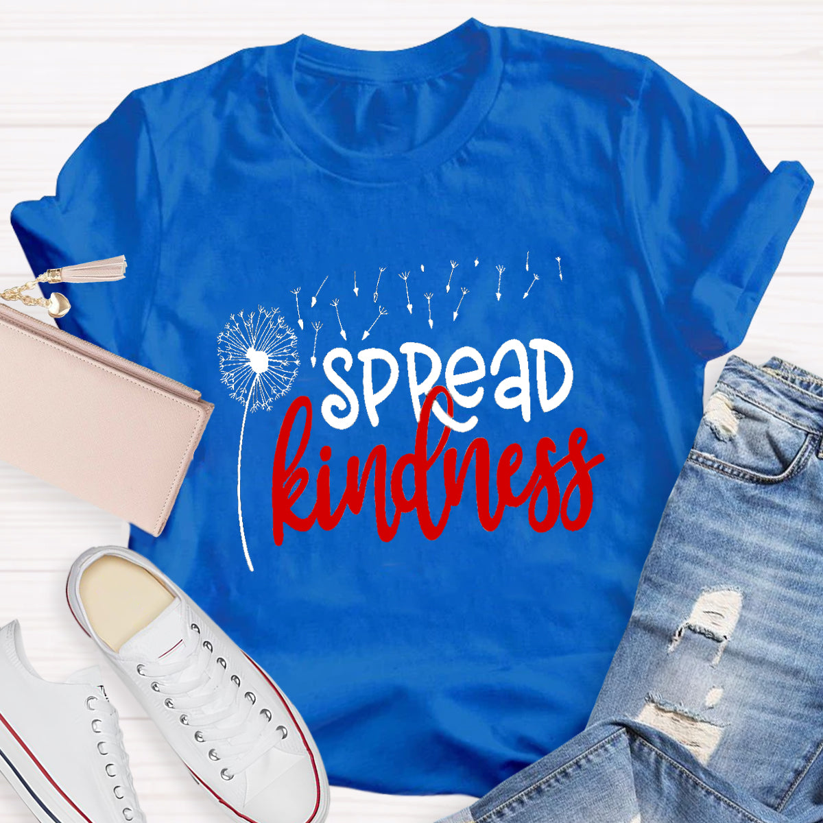 Spread Kindness Dandelion Teacher T-Shirt