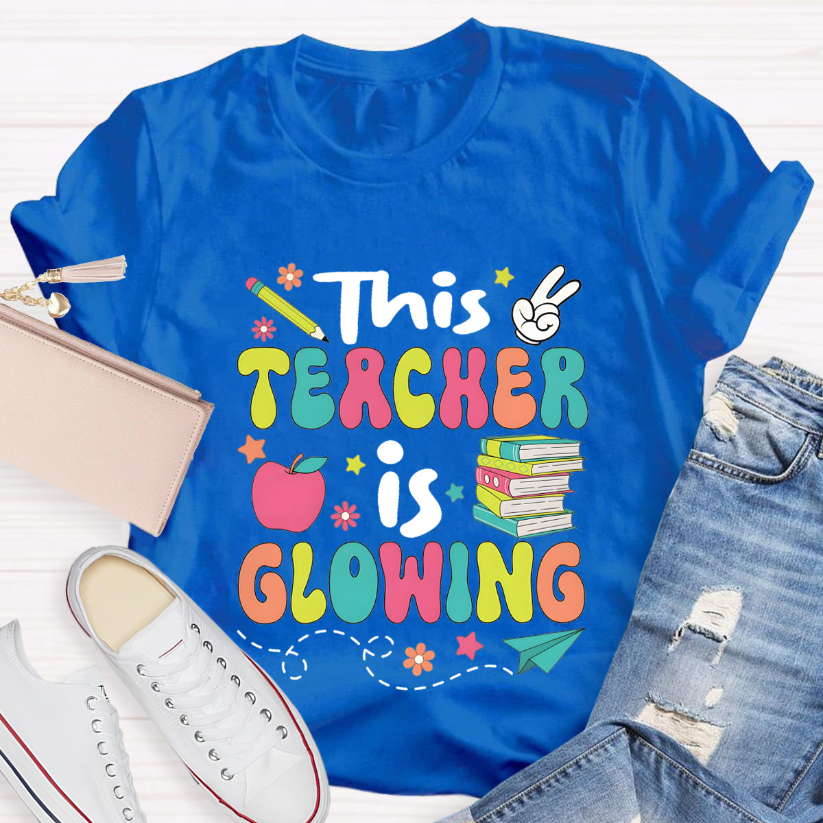 This Teacher Is Growing Teacher T-Shirt