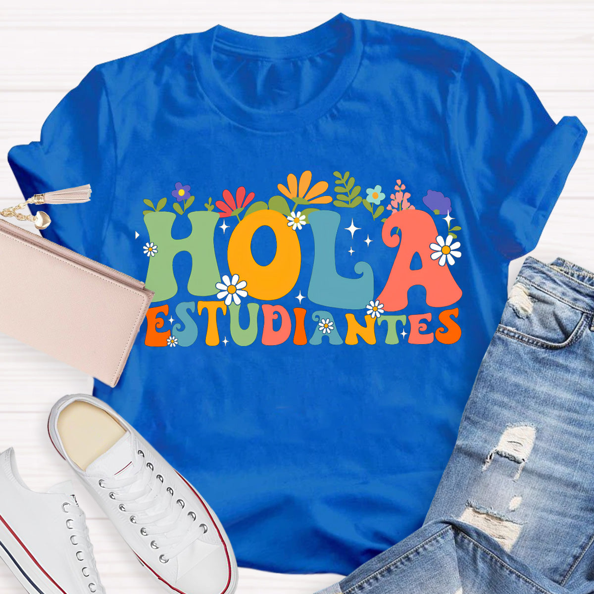 Hola Estudiantes Spanish Teacher T-Shirt
