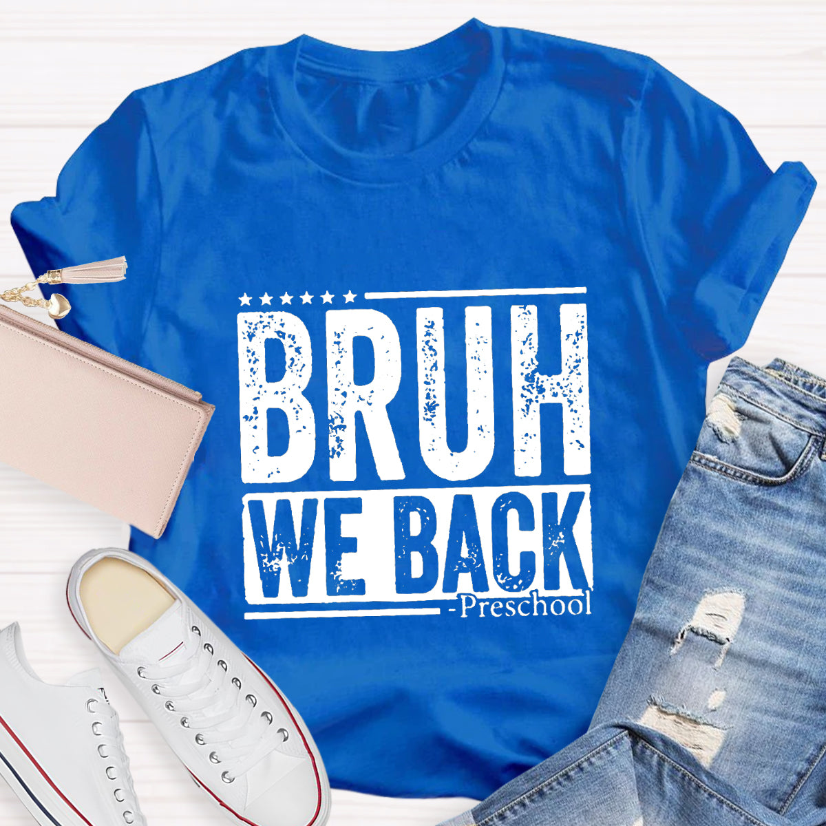 Personalized Grade Bruh We Back Back To School T-shirt