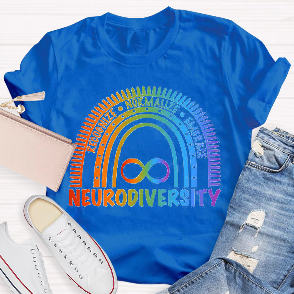 Neurodiversity Embrace Teacher T-Shirt