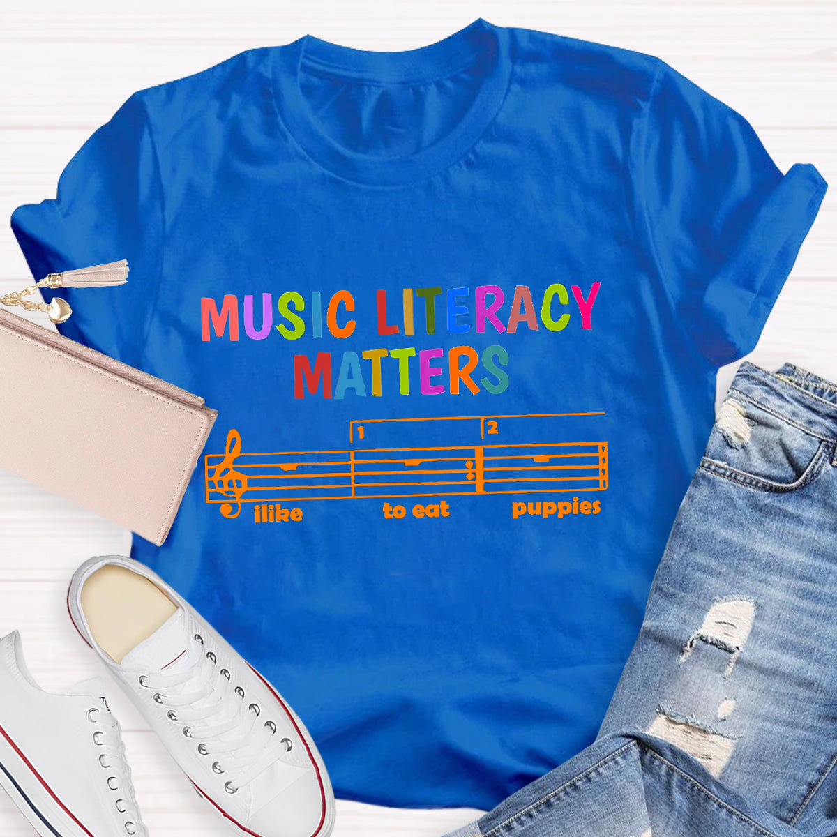 Music Literacy Matters Teacher T-Shirt