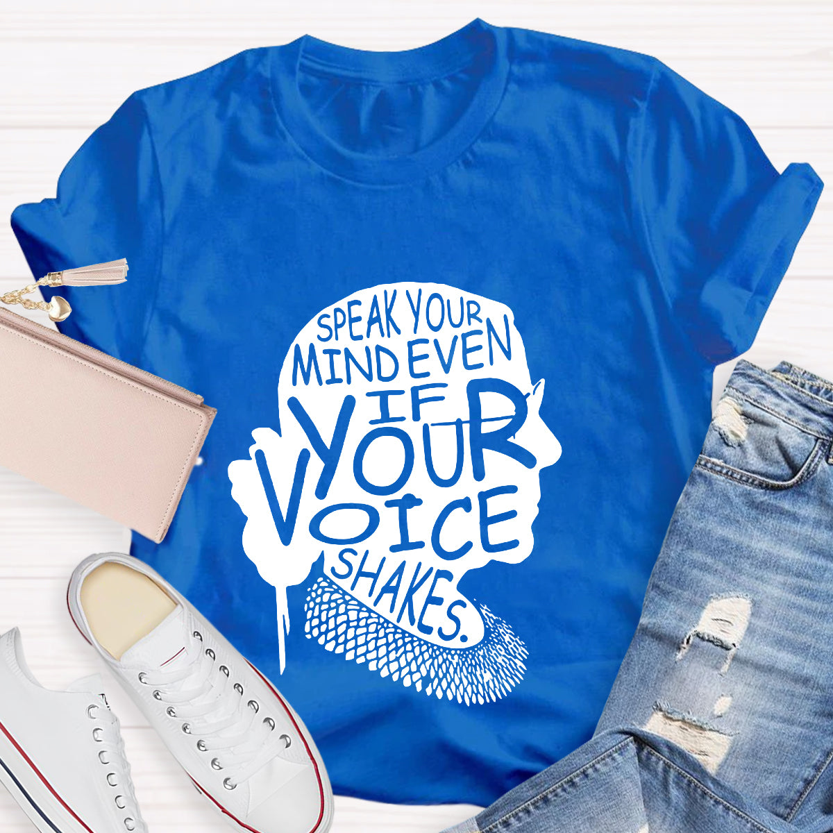 Speak Your Mind Even If Your Voice Shakes T-Shirt
