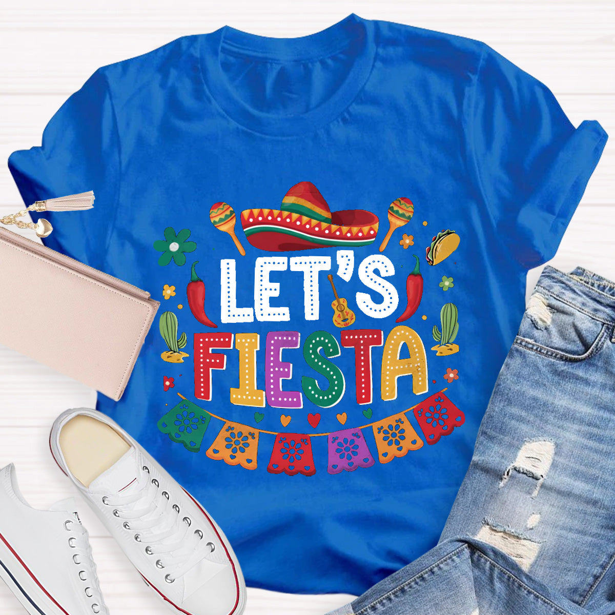 Let's Fiesta Teacher T-Shirt