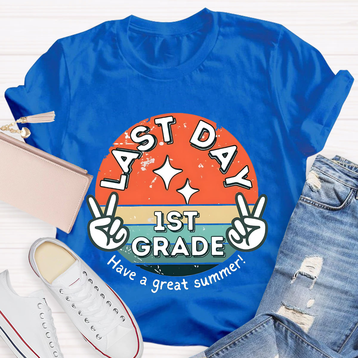 Personalize Grade Have A Great Summer Teacher T-Shirt