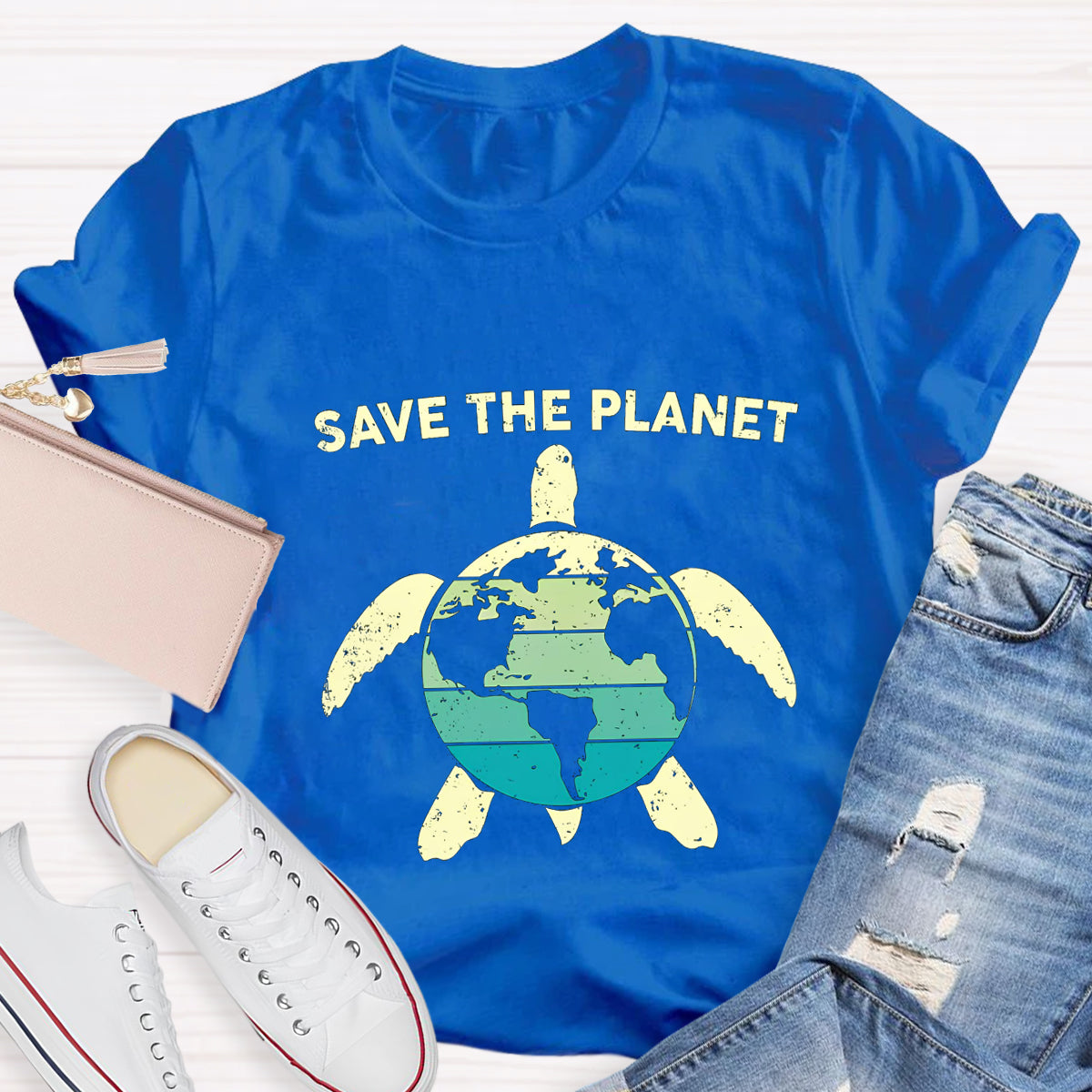 Save The Planet Turtle T-Shirt