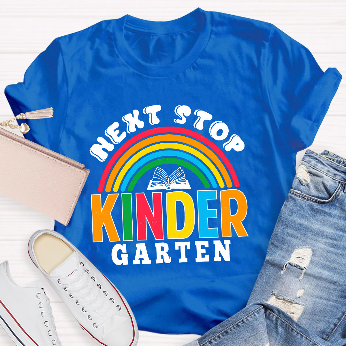 Personalized Grade Next Stop Kinder Garten Teacher T-Shirt