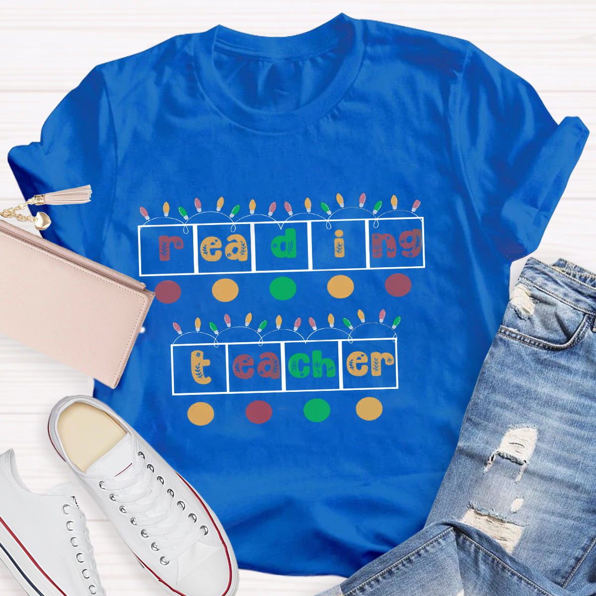Christmas Reading Teacher T-Shirt