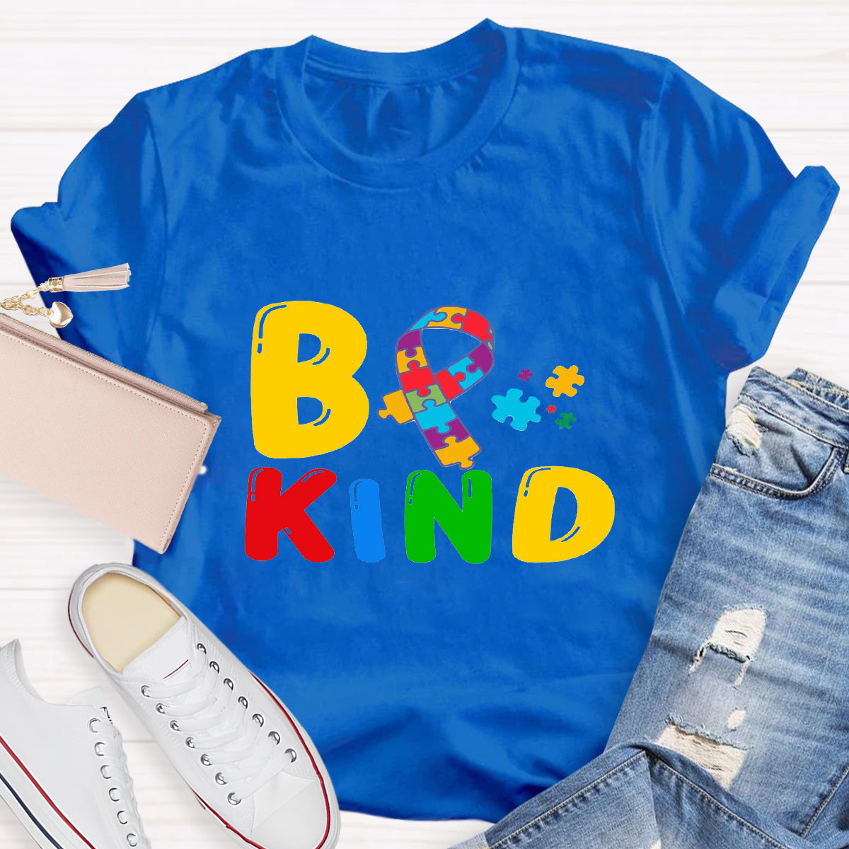 Be Kind Autism Puzzle T-Shirt