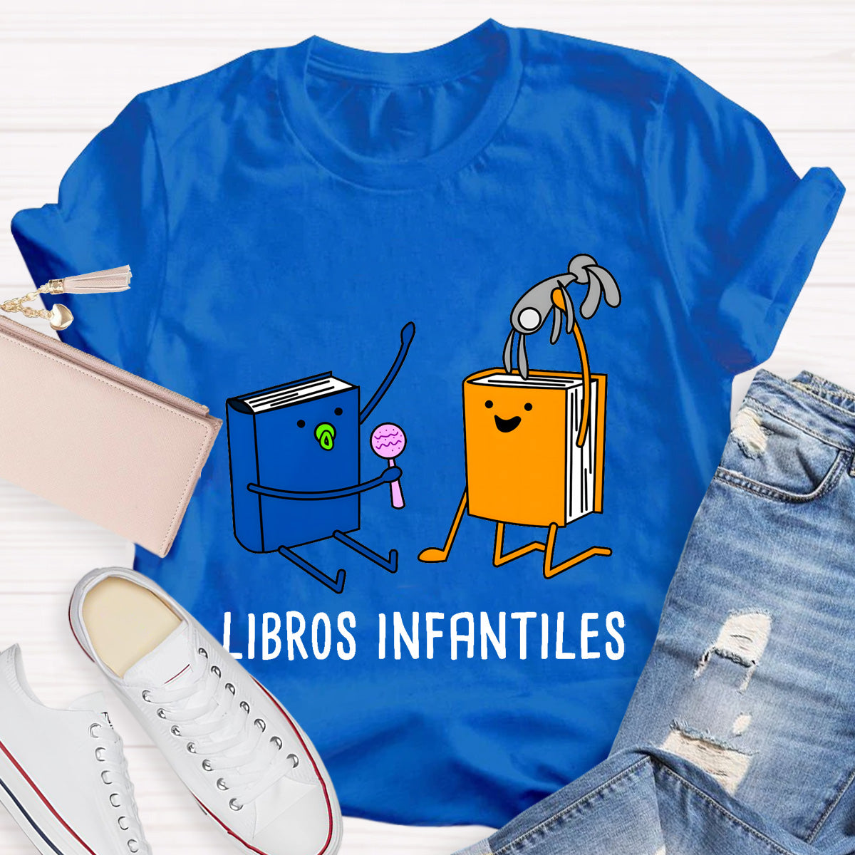 Bilingual Libros Infantiles Spanish Teacher T-Shirt