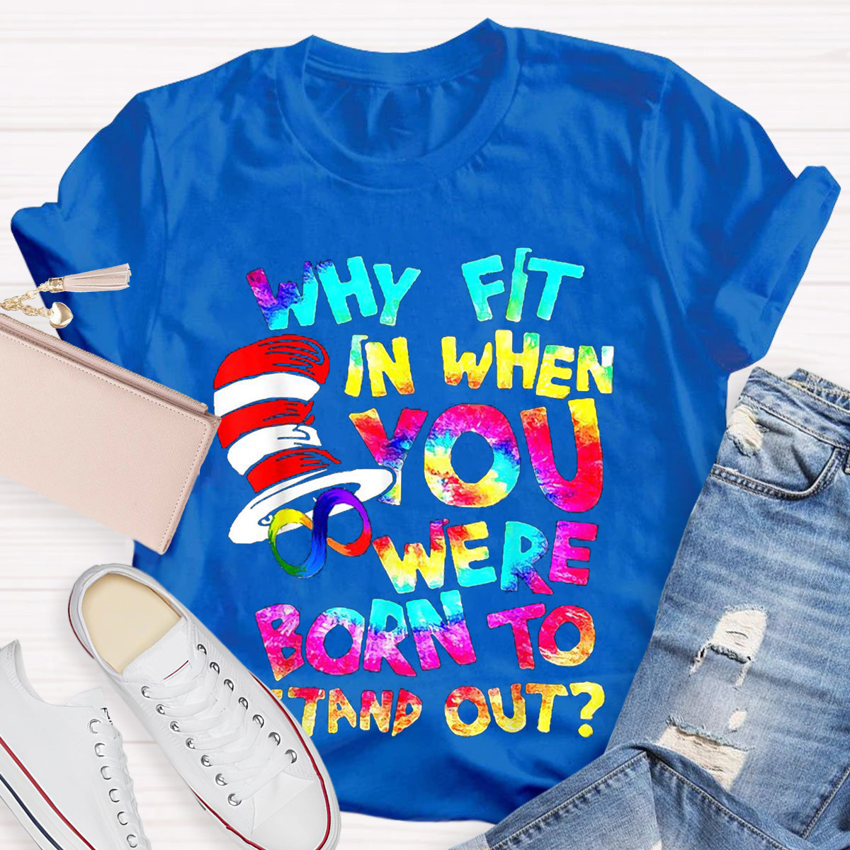 Born To Stand Out Teacher T-Shirt