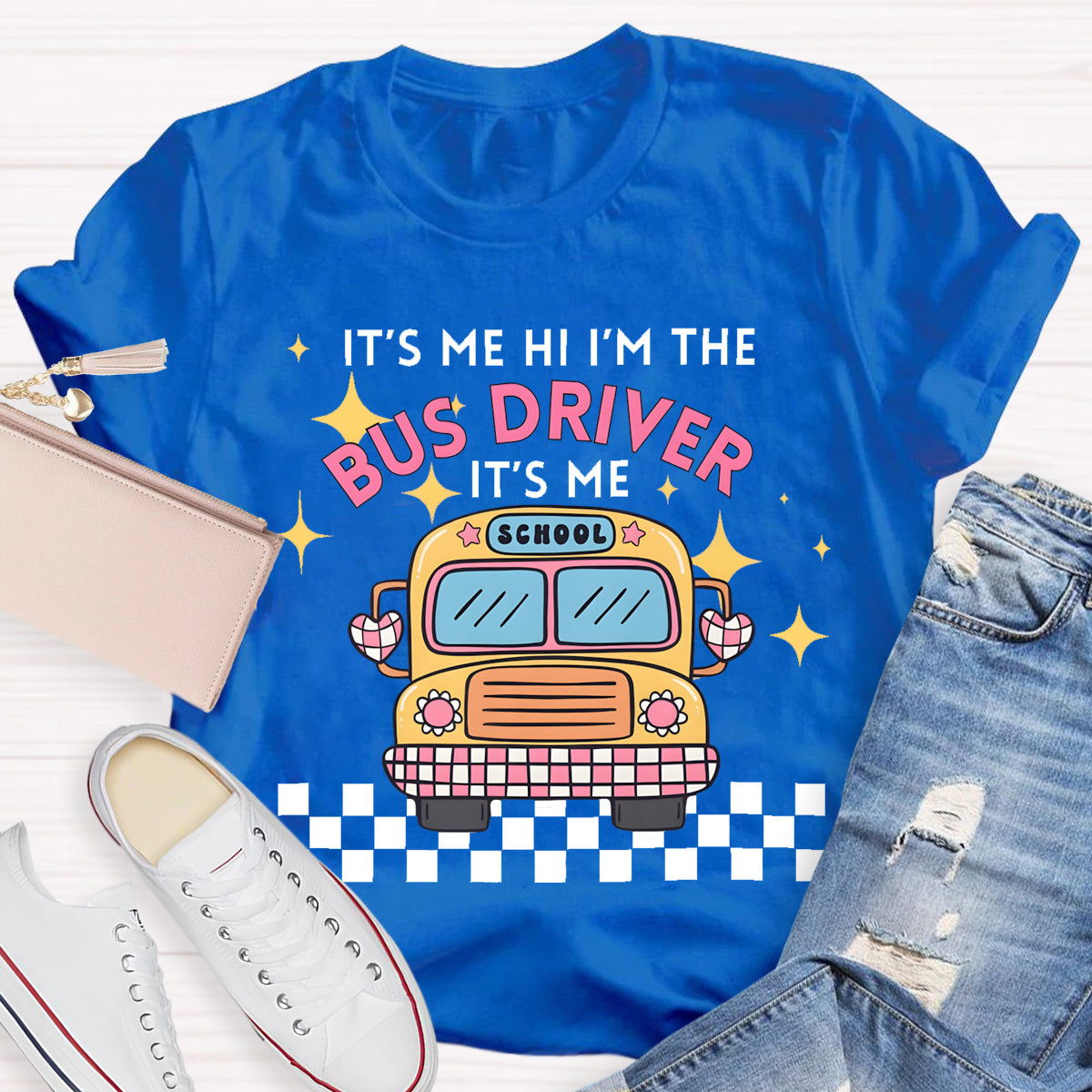 It's Me Hi I'm The School Bus Driver T-Shirt