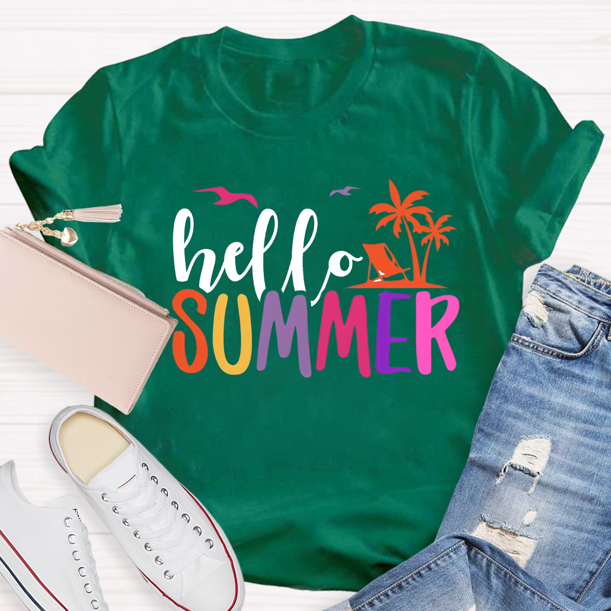 Hello Summer Teacher T-Shirt