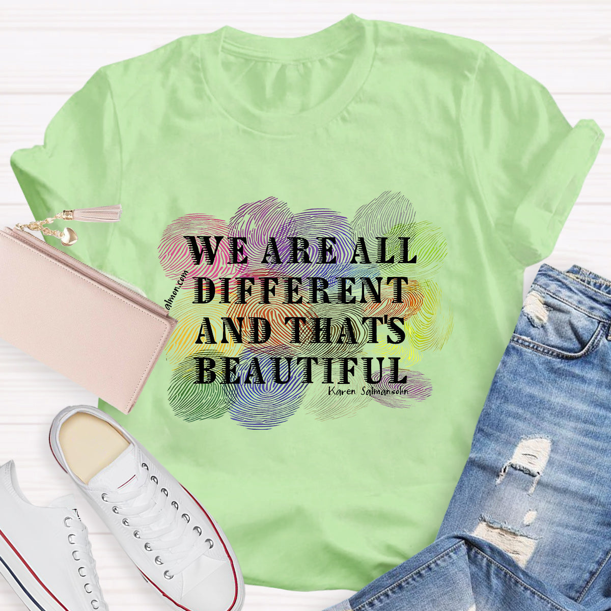 We Are All Different And That Beautiful Teacher T-Shirt