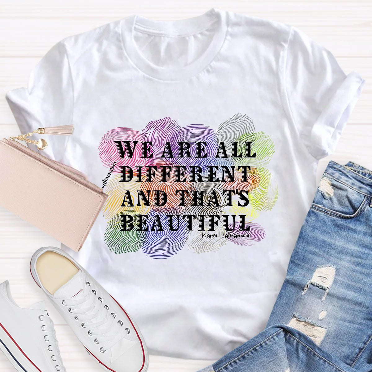 We Are All Different And That Beautiful Teacher T-Shirt