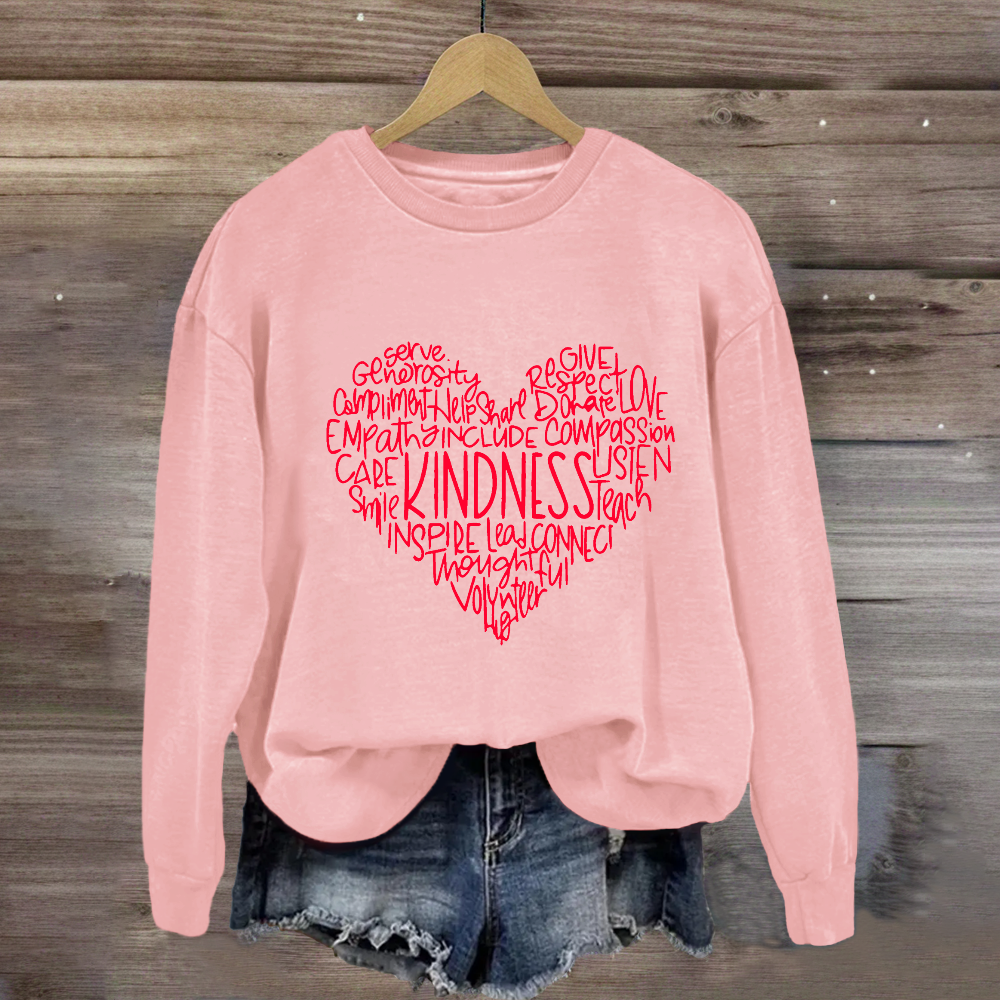 Kindness Teach Smile Sweatshirt