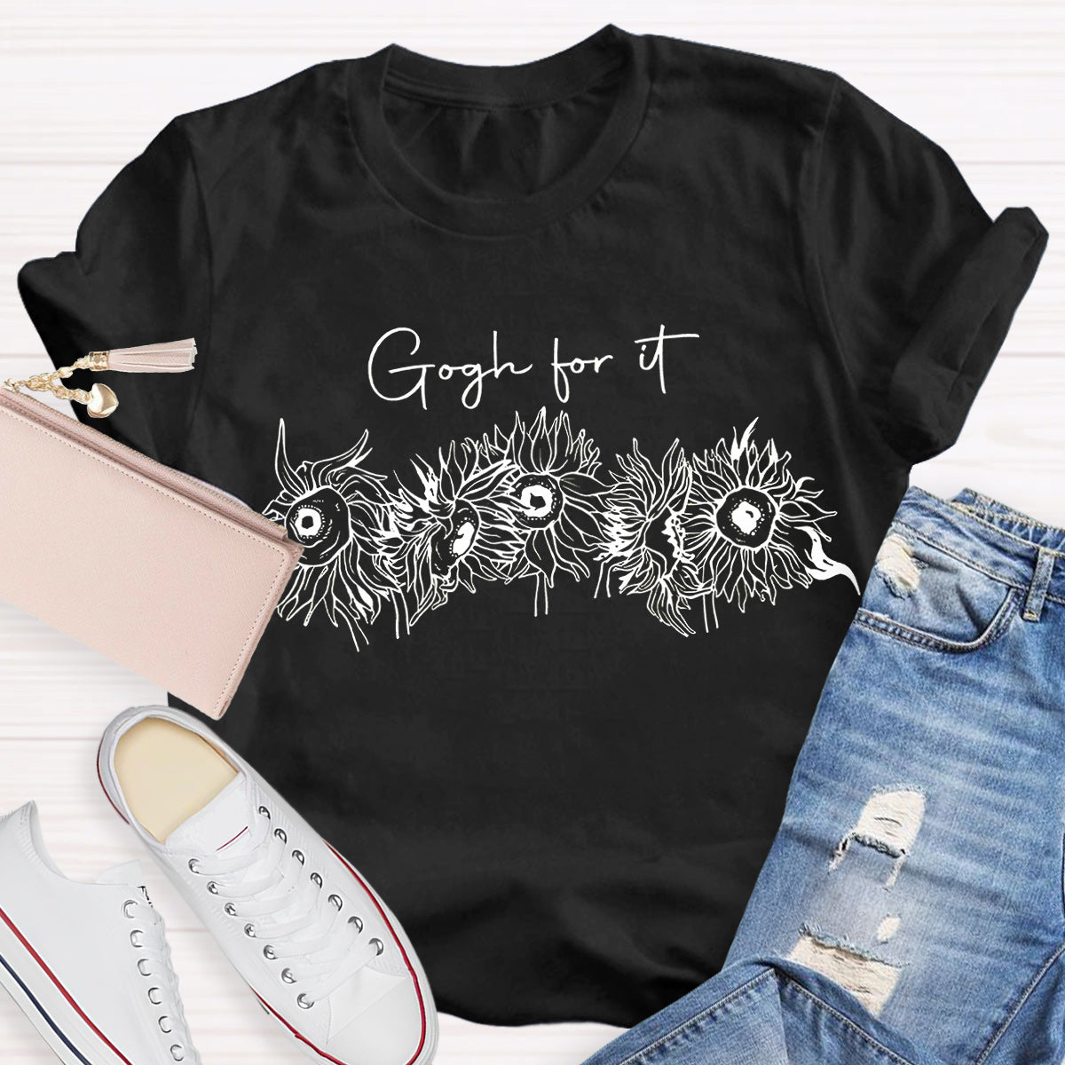 Go For It Art Teacher T-Shirt