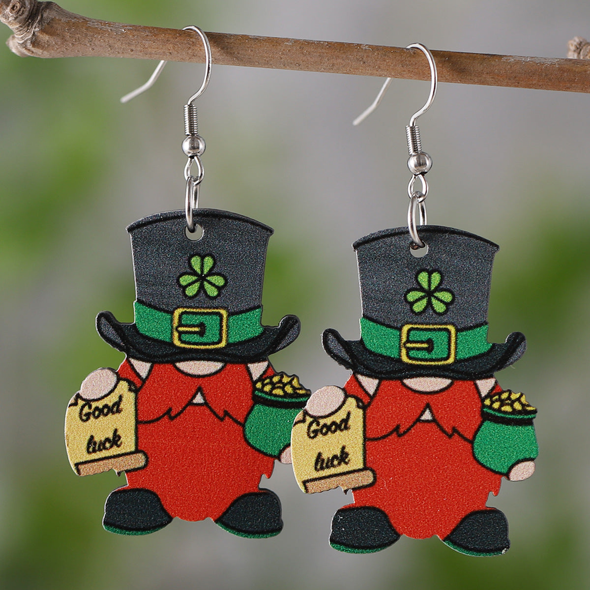 Clover Coffee Cup Ice Cream Horseshoe Beer Earrings