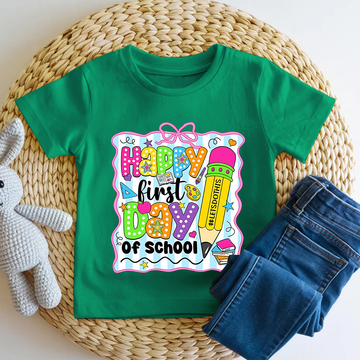 Happy First Day Of School Toddler T-shirts