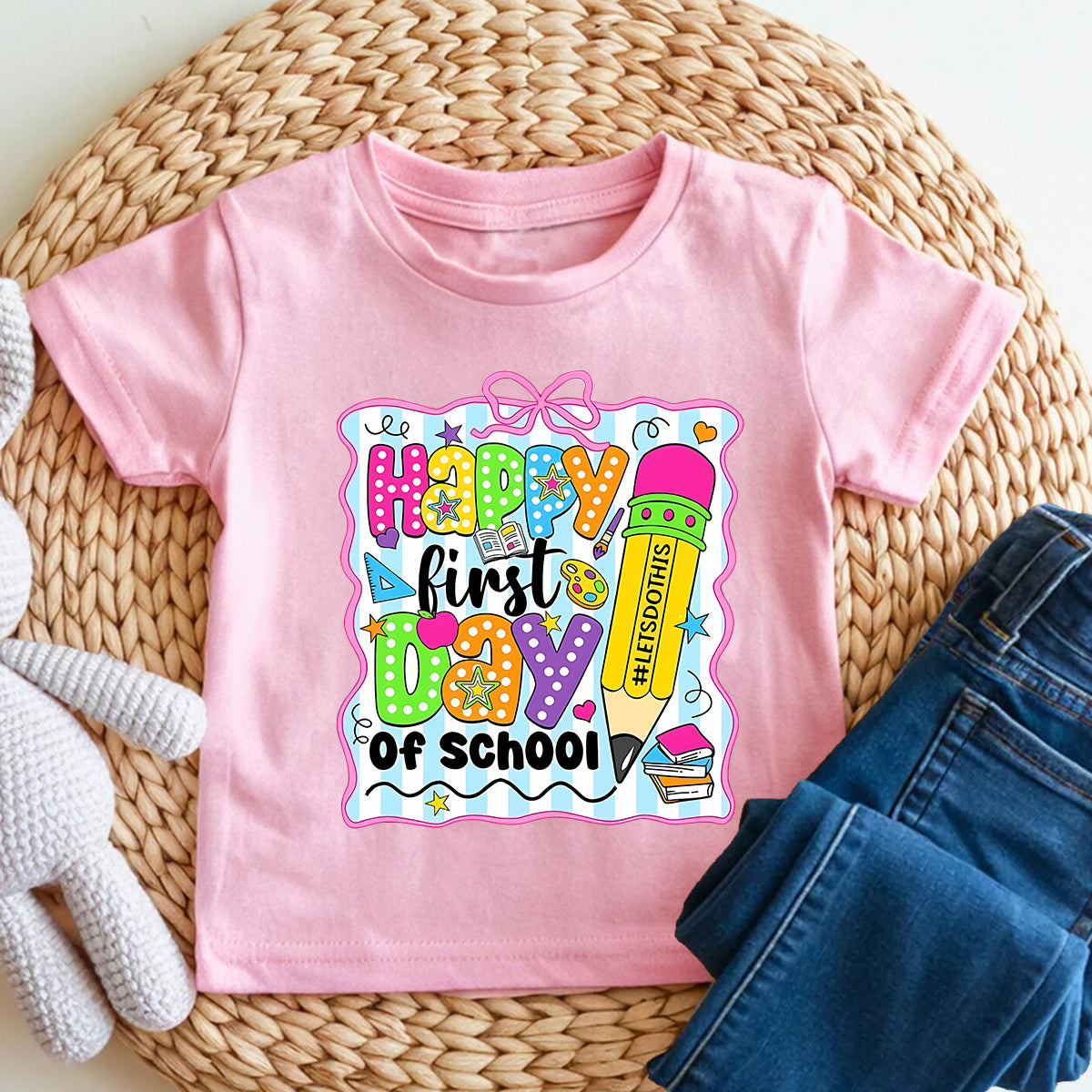 Happy First Day Of School Toddler T-shirts
