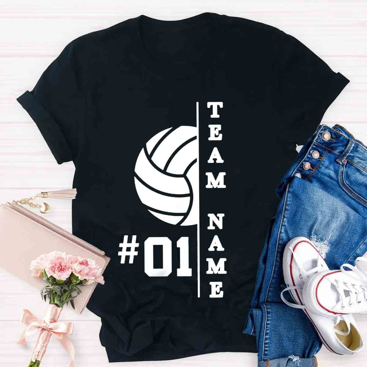 Personalized Team Name And Number T-Shirt