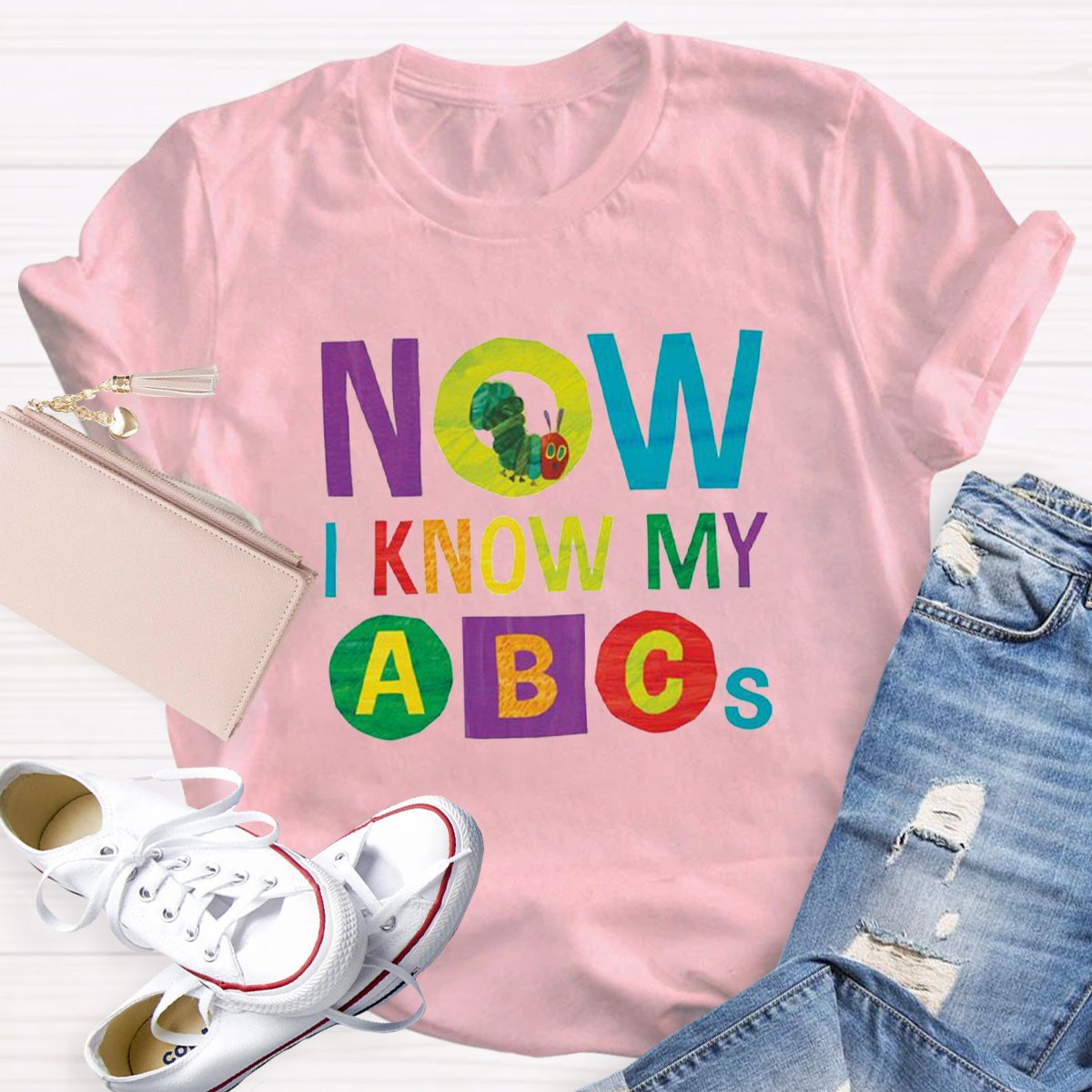 Now I Know My ABCs Teacher Shirt