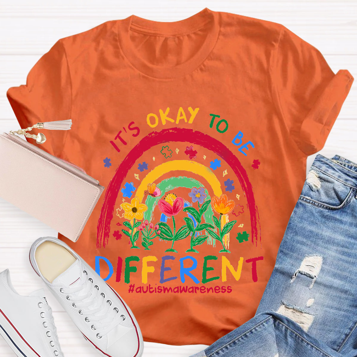 It's Ok To Be Different Teacher T-Shirt