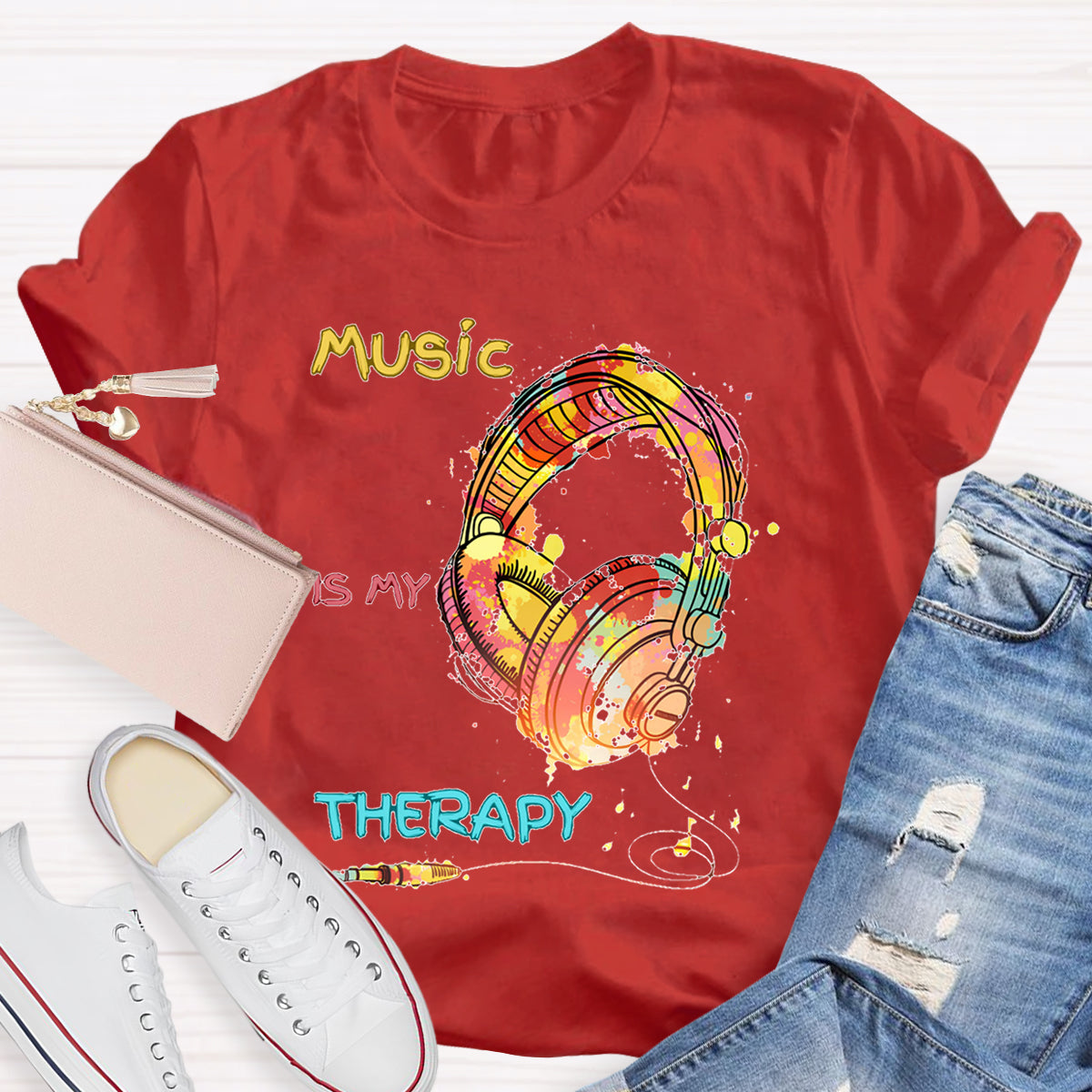 Music Is My Therapy T-shirt
