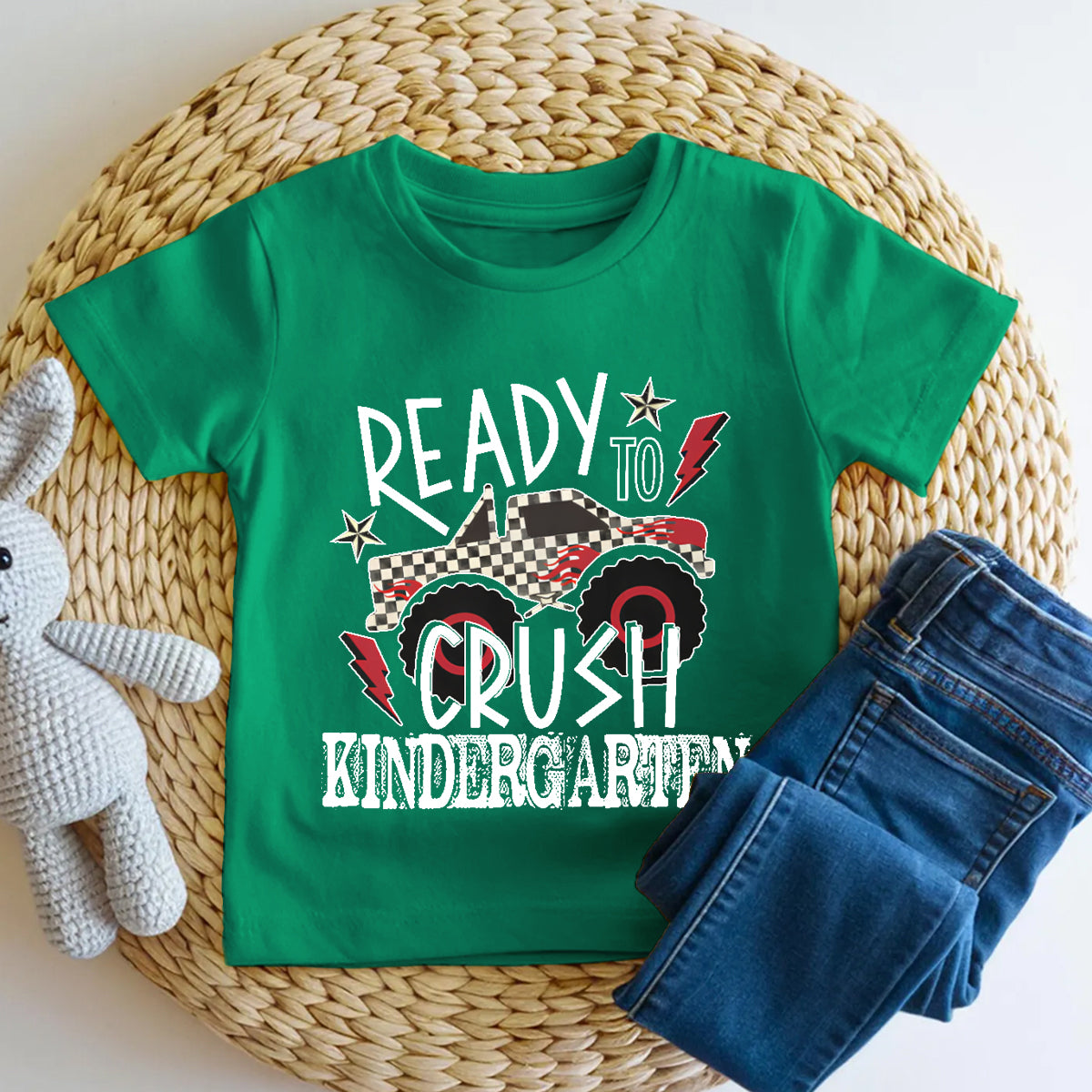 Personalized Grade Ready To Crush Kindergarten  Toddler T-shirts